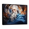 thumbnail image 2 of Designart "Sapphire Monarch Of Ancient Israel: Solomon'S Reign" Christianity Floater Framed Wall Decor, 2 of 5