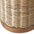 thumbnail image 3 of HomeRoots 476022 15 in. Traditional Rattan & Iron Table Lamp, Natural, 3 of 5