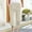 Khaki, variant on BRGZLK Women's Floral Straight Leg Linen Pants Fashion Casual Drawstring Elastic Low Waisted Boho Seven Points Pants with Pocket Black S