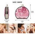 thumbnail image 3 of Portable Folding Mirror Compact Double Sided Travel Mirror Small Makeup Mirror Use Present for Women Cherry Pattern with Bows, 3 of 7