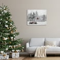 thumbnail image 3 of Stupell Industries Snow Covered Farmland Holiday Painting Gallery Wrapped Canvas Art Prints Wall Art, 40 x 30, 3 of 8