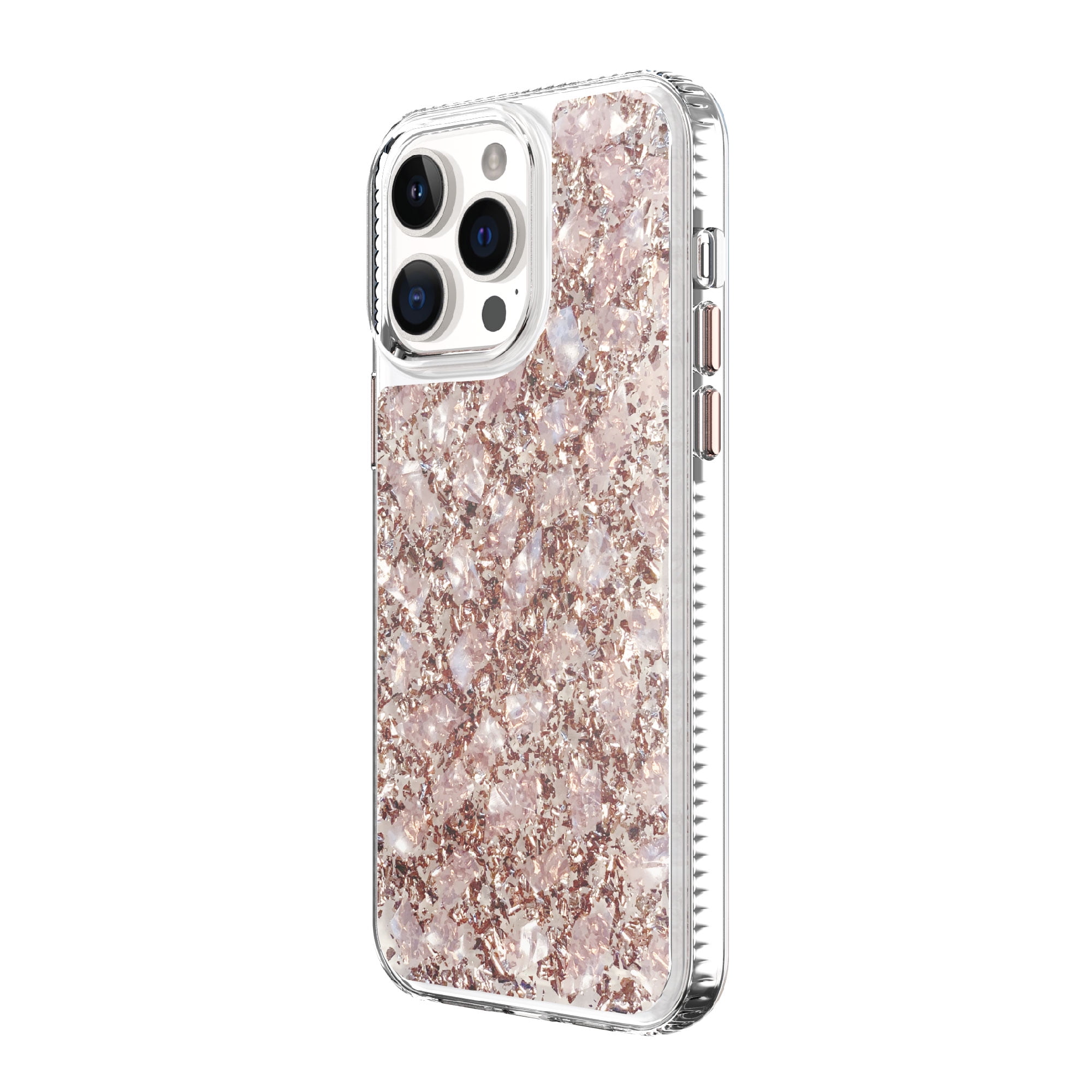 onn. Blush Fleck Shell Phone Case for iPhone 14 Pro Max - Walmart.com