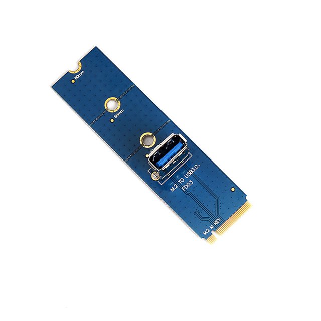 Amdohai M.2 NGFF to USB 3.0 Converter Card M.2 M Key to USB 3.0 PCI-E X4 Riser Card M.2 NGFF to PCI-E X4 Mining Adapter Card