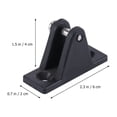 thumbnail image 5 of PBPBOX 4Pcs Boat Deck Hinges Black Nylon Flat Mount Boating Equipment with Spring Loaded Pin, 5 of 6