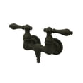 thumbnail image 3 of Elements Of Design DT0321AL Double Handle Wall Mounted Clawfoot Tub Filler - Chrome, 3 of 4