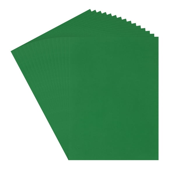 30 Hojas de Cartulina Verde Oscura 9" x 11" Papel de Cartulina para Impresora para Artes de Bricolaje