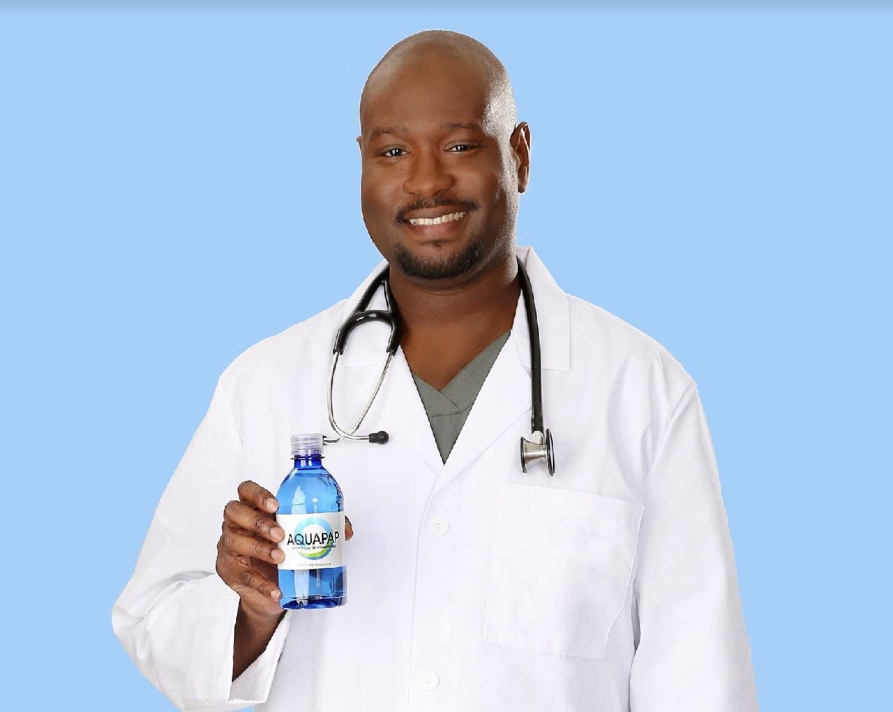 AQUAPAP 16.9 Ounce 24 Pack | 2 Month Supply | Clean Vapor Distilled CPAP Water | 2-3 Nights per Bottle |for use with All Sleep Machines