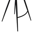 thumbnail image 4 of Leatherette Curved Seat Counter Height Barstool with Angled Legs, Gray - Saltoro Sherpi, 4 of 5