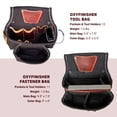thumbnail image 4 of Juego de cinturones para herramientas Occidental Leather The Finisher Small, 25 bolsillos, 4 of 6