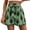 Green, variant on Gsakboxl Linen Pants Women High Waisted Wide Leg Printed Shorts Tie Drawstring Baggy Lightweight Cotton Graphic Summer Beach Casual Shorts L
