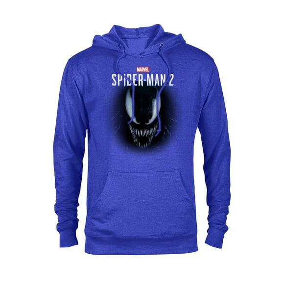 Marvel Spider-Man 2 Game Venom Face - Pullover Hoodie for Adults – Customized-Royal Heather