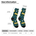 thumbnail image 2 of Cauagu Camping Print Crew Socks for Women and Men,Adult Athletic Running Socks 1-Pair Sports Socks Work Gear Socks with Moisture Wicking, 2 of 6