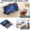 thumbnail image 3 of TECH CIRCLE Flip Wallet Phone Case for iPhone 17 Air (6.5", 2025) with Credit Card/Cash Slot, Stand Feature, Beatiful Floral Pattern PU Leather Protective Lightweight Cute Case, Pink Flowers, 3 of 6