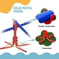 thumbnail image 6 of Outsunny Kids Seesaw Swivel Teeter Totter with 360° Spinning, 4 Seater Seesaw Outdoor Playground Equipment for Backyard, Boys and Girls Aged 3-8 Years Old, 6 of 9