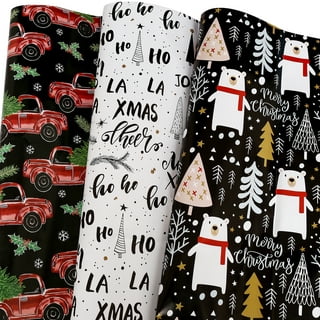 Christmas Wrapping Paper with Cut Lines Christmas Wrapping Paper Set Kids  Christmas Wrapping Paper Christmas Gifts Christmas Wrapping Paper