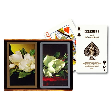 - Congress Southern Charm Standard Index Bridge Playing Cards - 2 Deck Set