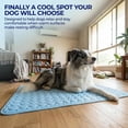 thumbnail image 2 of GASYLL Cooling Mat for Dogs,Ice Silk Washable & Portable Foldable Pad for Large & Small Dogs,Ideal for Car Seats & Travel(Blue, Small), 2 of 10