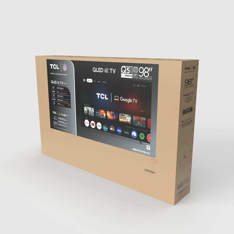 TCL 98" Q Series (NEW 2025) 4K QLED, 144Hz, Dolby Vision HDR & Dolby Atmos Google TV, including Built-in Google Assistant with Voice Remote – 98Q51CG gallery view