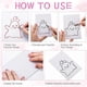 thumbnail image 2 of 12pcs Pink Carving Blocks Stamp Making Kits for Printing, Printing, 2 of 5
