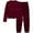 Wine Red, variant on Women's Winter 2 Piece Sweater Set Casual Pullover Top High Waisted Sweatpants Tracksuit Lounge Outfits