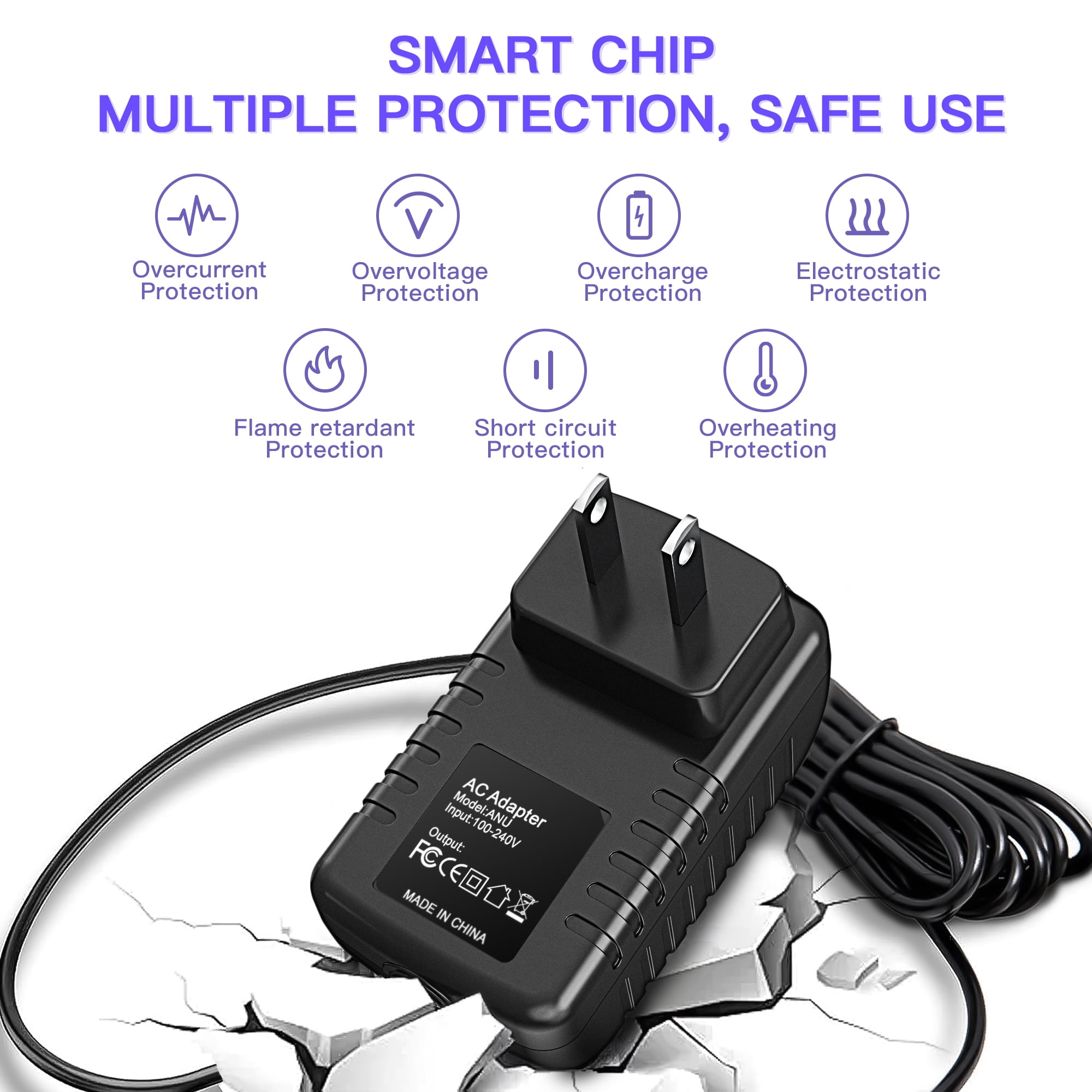 K-MAINS AC Adapter Power Supply Wall Cable Charger Power Cord 9V Compatible with Cambridge Science StarPAD 9 9.7 inch Tablet PC