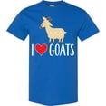 thumbnail image 3 of Inktastic Goat Cute I Love Goats Farm Animal T-Shirt, 3 of 5