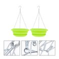 thumbnail image 3 of 2 juegos Colgando Flowerpot Cerca de la verja de la pared Colgante de la pared Planter Contenedor HOMEMAXS 11233364-MX, 3 of 6