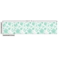 thumbnail image 2 of Turquoise Fabric by The Yard, Flowers Butterflies Leaves Pattern Springtime Romantic Design Nature, Decorative Fabric for Upholstery and Home Accents, by Ambesonne, 2 of 4