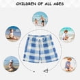 thumbnail image 6 of FORMRS Boys Swim Trunks Quick Dry Mesh Liner Boardshorts Sizes XS-XL, Blue Plain, 6 of 7