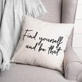 thumbnail image 2 of Creative Products Find Yourself 18x18 Spun Poly Pillow, 2 of 2