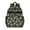 Black Soccer Balls, variant on Black Soccer Balls with Green Elements Pattern Backpack for School,Cute School Bag,Schoolbag with Adjustable Shoulder Straps & Padded Back,15.25"x11.5"x5.25"