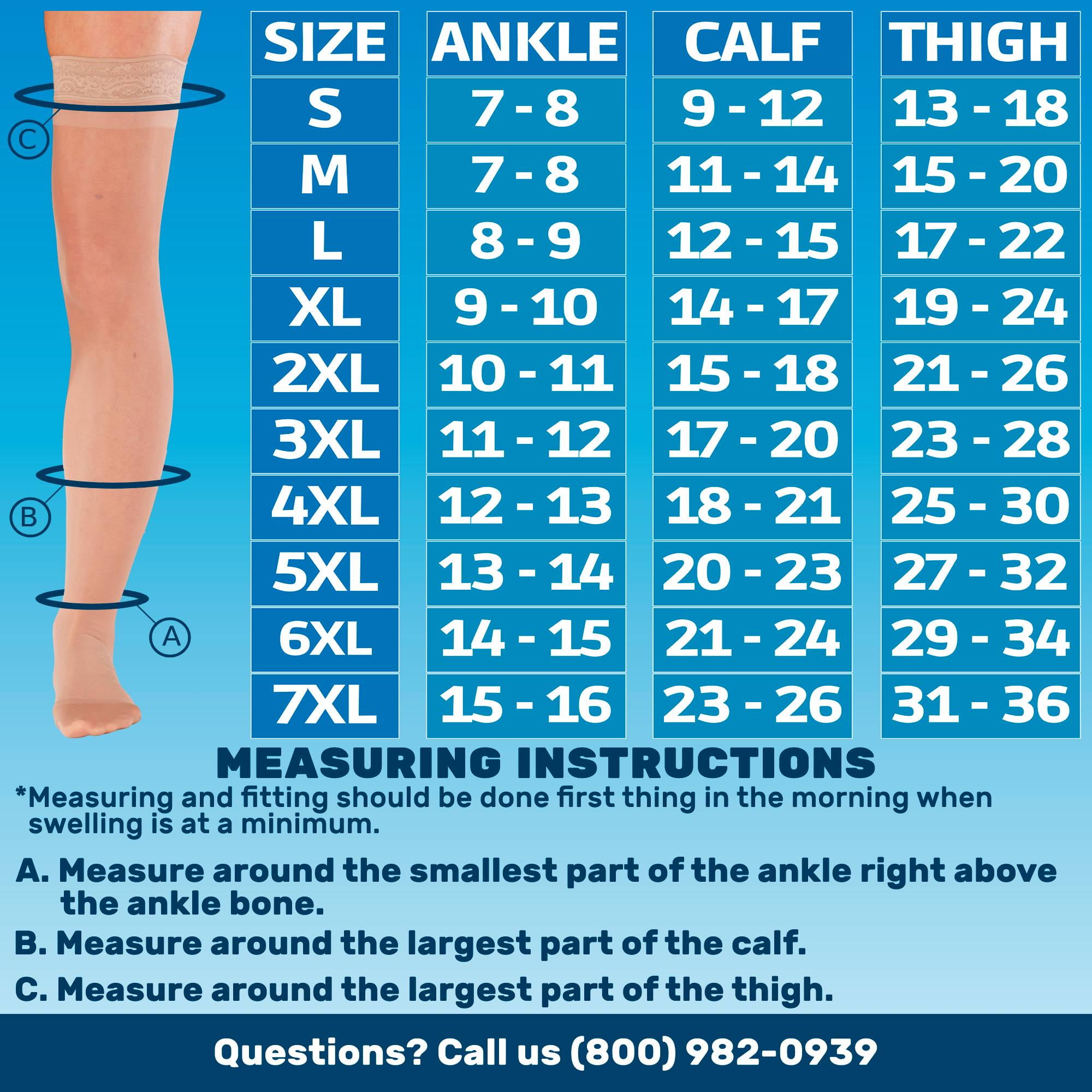 Made in USA - Womens Compression Stockings 15-20mmHg Pregnant - Nude, Medium