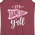 thumbnail image 3 of Instant Message - It's Game Day Y'all Women's Graphic Racerback Tank, 3 of 6