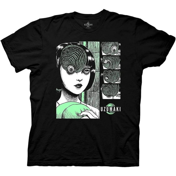 Mens Junji Ito Uzumaki Shirt - Uzumaki Spiral into Horror Shirt - Uzumaki Manga Anime Graphic Shirt Mens Junji Ito Uzumaki Shirt - Uzumaki Spiral into Horror Shirt - Uzumaki Manga Anime Graphic Shirt