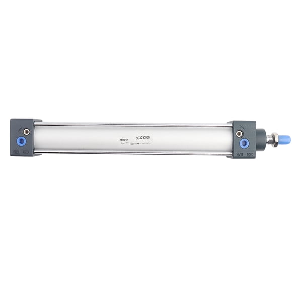 Cylindre Standard pneumatique-32mm alésage 200mm course tige de Piston vissée vérin pneumatique pneumatique double Action