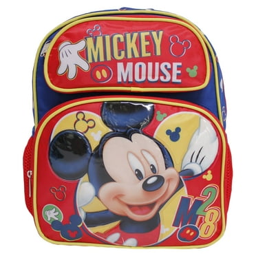 Full Size Red and Blue Mickey Mouse Kids Backpack by Disney - Walmart.com