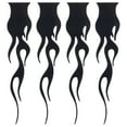 thumbnail image 3 of Flame Sticker Car Stickers Car Decoration Reflective Sticker Waterproof Car Exterior Parts Laptop Skateboard Decal Black Fangkenuo, 3 of 9