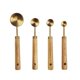 thumbnail image 1 of Billuyoard Stainless Steel Measuring Cups Spoons Set Measuring Wood Handle Type2, 1 of 1