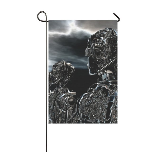 ABPHQTO Alien Outdoor Bandera decorativa Bandera de jardín 70x100 cm