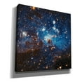 thumbnail image 2 of Epic Graffiti  "LH 95 Star Cluster" Hubble Space Telescope Giclee Canvas Wall Art 18" x 18", 2 of 16