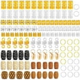 thumbnail image 3 of 133 PCS Hair Jewelry for Locs Dreadlock Accessories Hair Decoration Coils Rings Hair Cuffs Shells Imitation Wood-Like Tube Beads for Braids, 3 of 7