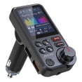 thumbnail image 1 of Bt93 Car Mp3 Music Player Hands-Free Kit Wireless Bluetooth Fm Transmitter Aux Qc3.0 Fast Charge Black, 1 of 1