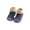 Blue, variant on Otqutp Baby Casual&nbsp;Shoes Toddler Baby Shoes Socks Solid Color Patchwork Knitted Plush Baby Socks Shoes For 0 To 3 Years Slip On Shoes