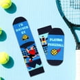thumbnail image 6 of Funny Pickleball Socks for Men Women Dad Teen Boys- I'd Rather Be Playing Pickleball Accessories Novelty Silly Crazy Socks- Birthday Valentines Fathers Christmas Gifts Ideas Stocking Stuffer, 6 of 7