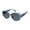 Blue Wood, variant on Women's MS193 Retro Modern UVA and UVB Protective Oval Fashion Sunglasses, 53.7mm