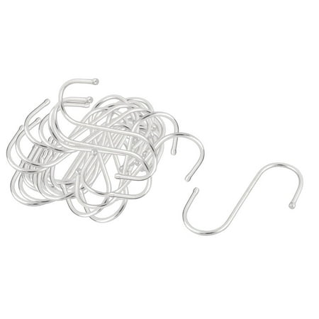 Stainless Steel Pot Hook - Uxcell Wall Stainless Steel S Shaped Pot Coffee Mug Hanger Hook Silver Tone 26pcs