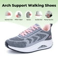 thumbnail image 4 of B BESUNEW Womens Walking Shoes | Arch Support Tennis Shoes | Fashion Sneakers for Casual Gym Workout US 5.5-11, 4 of 15