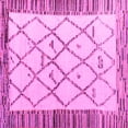 thumbnail image 1 of Ahgly Company Indoor Square Solid Pink Modern Area Rugs, 3' Square, 1 of 4