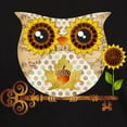 thumbnail image 3 of CafePress - Owls Autumn Song T Shirt - Men's Classic Graphic Cotton T-Shirt, 3 of 4
