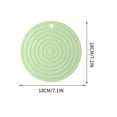 thumbnail image 3 of Large Tableware Mat Cup Mat Bowl Mat Dining Table Mat Insulation Mat 18CM Non-Slip Absorbent Coaster for Hot and Cold Drinks Protects Furniture from Spills Kitchen Office Bar Home Use, 3 of 4